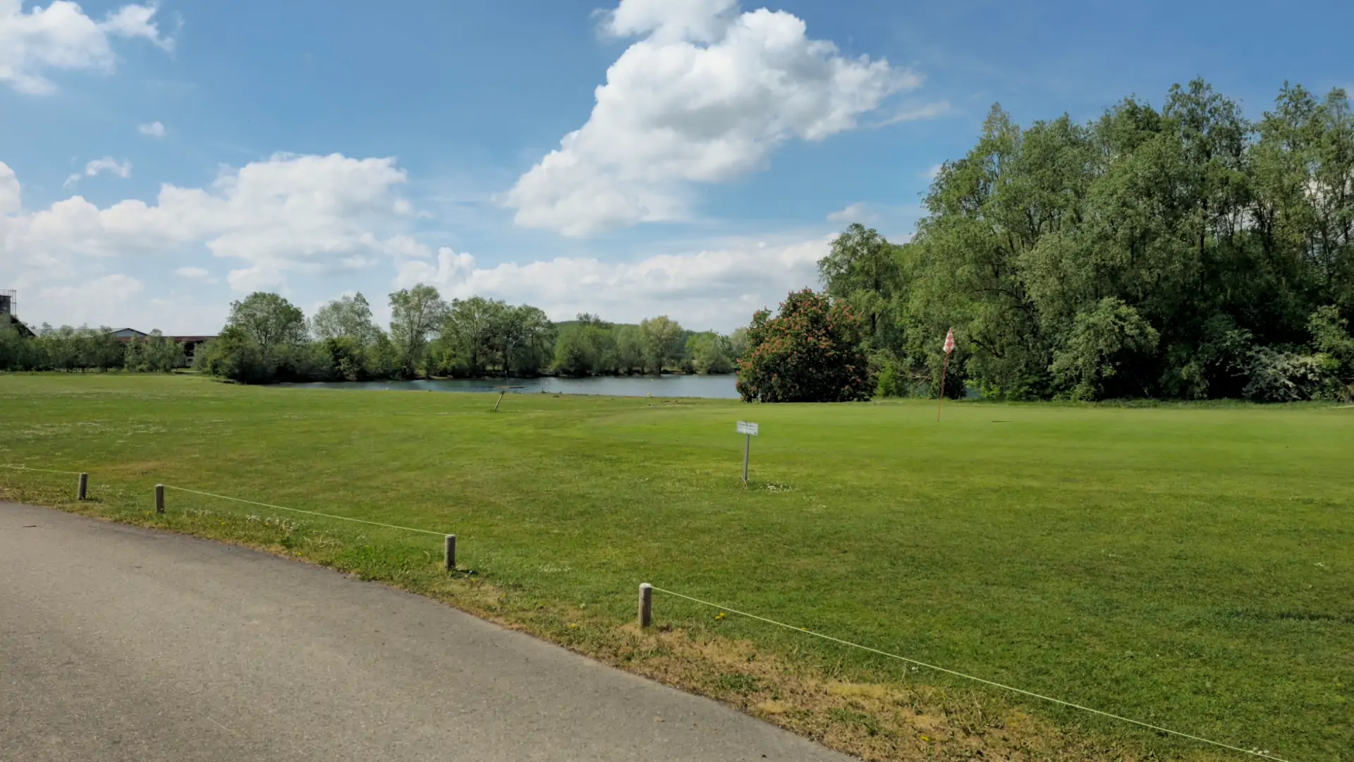 Chipping-Range im Golfclub Dillingen